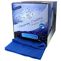 Sofeel Cleaning Cloths, Regular Dispenser Pack, 40 x 30cm, High 70 Percent Viscose, Blue, 40 Cloths/Pack, 240/Carton Carton