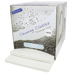 Sofeel Cleaning Cloths, Regular Dispenser Pack, 40 x 30cm, High 70 Percent Viscose, Blue, 40 Cloths/Pack, 240/Carton Carton