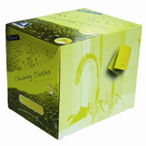 Sofeel Cleaning Cloths, Regular Dispenser Pack, 40 x 30cm, High 70 Percent Viscose, Blue, 40 Cloths/Pack, 240/Carton Carton