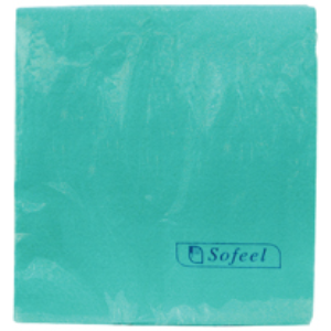 Sofeel Cleaning Cloths, Regular Dispenser Pack, 40 x 30cm, High 70 Percent Viscose, Blue, 40 Cloths/Pack, 240/Carton Carton