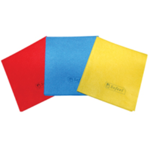 Sofeel Cleaning Cloths, Regular Dispenser Pack, 40 x 30cm, High 70 Percent Viscose, Blue, 40 Cloths/Pack, 240/Carton Carton
