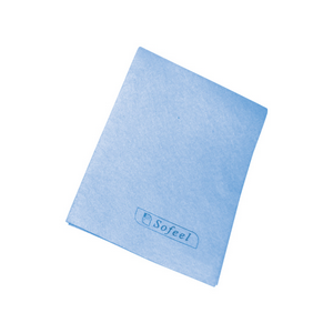 Sofeel Cleaning Cloths, Regular Dispenser Pack, 40 x 30cm, High 70 Percent Viscose, Blue, 40 Cloths/Pack, 240/Carton Carton