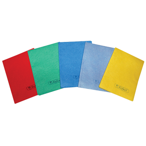 Sofeel Cleaning Cloths, Regular Dispenser Pack, 40 x 30cm, High 70 Percent Viscose, Blue, 40 Cloths/Pack, 240/Carton Carton