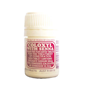 Coloxyl with Senna Tablets 30 packs Schedule 0 Pack