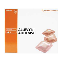Allevyn Ag Gentle Border Hydrocellular Foam Dressing, 7.5cm x 7.5cm, Sterile, 10/Box Box