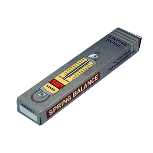 Spring Balance, Flat, Style, 100g/1N, Graduated, Each Each