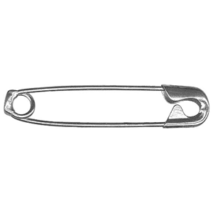 Livingstone Safety Pins with Coil Guard, No. 1, 27mm, UK quality, 144 Pins/Box Box