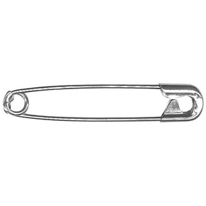 Livingstone Safety Pins with Coil Guard, No. 1, 27mm, UK quality, 144 Pins/Box Box