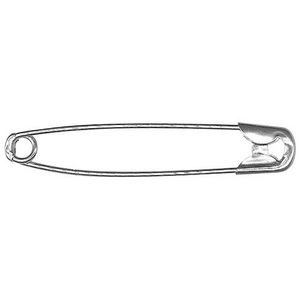 Livingstone Safety Pins with Coil Guard, No. 1, 27mm, UK quality, 144 Pins/Box Box