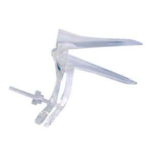EOS ® Vaginal Speculum, Duckbill, Cusco Screw Action, Recyclable Plastic, Clear, Small, Each Loose