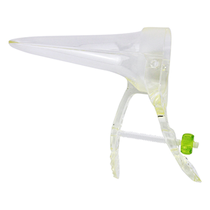 EOS ® Vaginal Speculum, Duckbill, Cusco Screw Action, Recyclable Plastic, Clear, Small, Each Loose