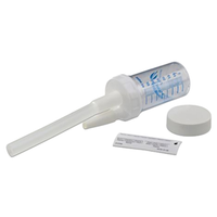 Argyle Livingstone Specimen Trap Containers and Luki Tube, 70ml, Screw-On Cap, with Patient Label, Sterile, 50/Box Box