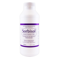 Sorbisol Sorbitol Solution 70 Percent, 500ml, Each Each