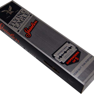 Flying Eagle Double Edge Razor Blade, Stainless Steel, 100/Pack Pack