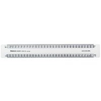 OVAL SCALE RULES ACADEMY AS1212-3 300MM SCALES Each