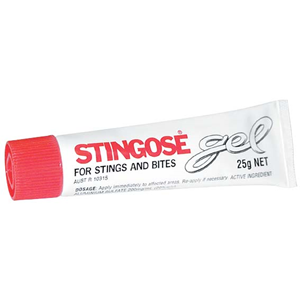 Stingose Topical Gel for Soothing Pain, Itch, Insect Bites and Skin Irritation, 25g, Schedule 0, Each Each