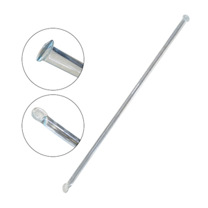 Livingstone Stirring Rod, Glass, 6mm Diameter x 120mm Length, with Round Ends, Each Each