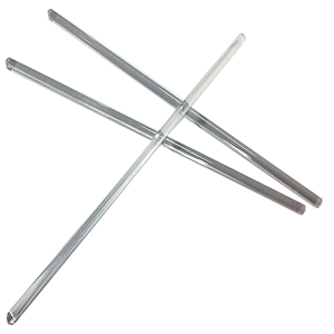 Livingstone Stirring Rod, Glass, 6mm Diameter x 120mm Length, with Round Ends, Each Each