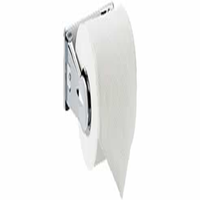 Single Toilet Tissue Paper Roll Holder, Chrome-Plated, Each Each