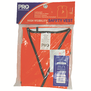 Pro Choice High Visibility Safety Vest with H Back Reflective Pattern
