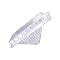Livingstone Sandwich Wedge, 388 x 93 x 68mm, Extra Large, Clear, 250/Sleeve, 750/Carton