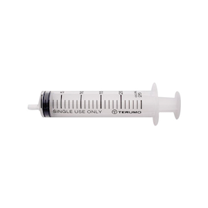 Terumo Syringe, 20ml, Luer Slip Tip, Eccentric, Sterile, 50 Pieces/Box