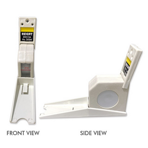 Stature or Height Measure Tape, 2 metres Wall Mounted Black Colour, Each Each