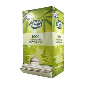 Toothpicks, Individually Wrapped, 1000 Pieces/Carton Carton