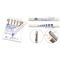 Livingstone Diagnostic Examination Pen Torch with Long Life Built-in Battery, Disposable, No Battery to Replace, 6/Pack Pack