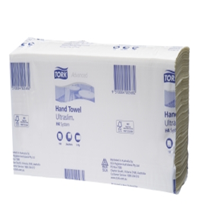 Tork Ultraslim Multifold Hand Towels H4, 24 x 21cm, 150/Pack, 3000/Carton Carton