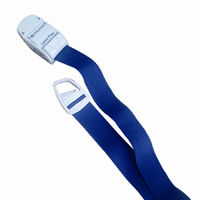 Livingstone Tourniquet, Reusable, Elastic Fabric, 43 x 2.5cm, Buckle Release, Blue Colour, Latex Free, 25/Box Box