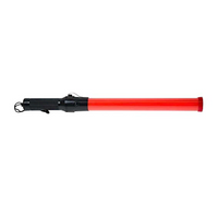 Safetek Traffic Control Wand Baton, 540mm, Heavy Duty, Red, Each Each