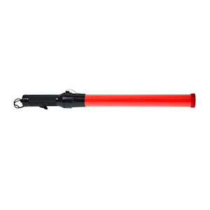 Safetek Traffic Control Wand Baton, 540mm, Heavy Duty, Red, Each Each