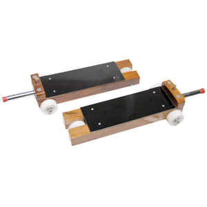 Dynamic Trolley Cart, Momentum Experiment, Black, 2/Set Set