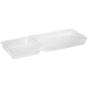 Surgical Tray, 2 Compartments, 180 x 50mm, Each Each