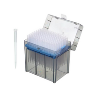 Thermo Scientific ClipTip 1000 Pipette Tips, 30 - 1000uL, 9.5cm, Sterile, Non-Filtered, Blue, 8 x 96/Rack, 768 Pcs/Case