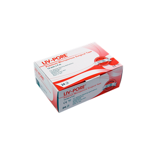 Liv-Pore Premium Microporous Biodegradable Surgical Paper Tape, Latex Free, 13mm x 9 metres, 24/Box Box