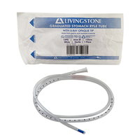 Livingstone Graduated Stomach Duodenal Ryles Tube, with X-Ray Opaque Tip, 12FG, 4mm, 122cm, Sterile, White Colour, Each Each