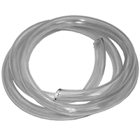 Tubing, PVC (Polyvinyl Chloride), 8mm Inner Diameter, 11mm Outer Diameter, 1.5mm Wall Thickness, Clear, 1 Metre Meter