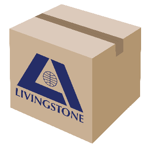 Livingstone Vented Hard Hat, Red, Each
