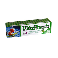 VitaFresh Plastic Cling Wrap In Dispenser Pack, 33cm x 600m, 10 Microns, 6 Rolls/Carton Carton