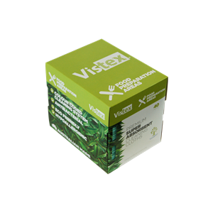 Vistex Cleaning Cloths, Regular Dispenser Pack, 40 x 30cm, Blue, 40 Cloths/Pack, 240/Carton Carton