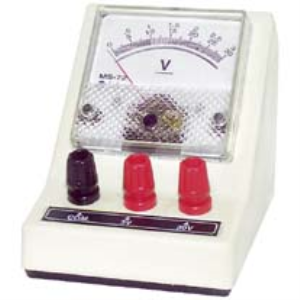 Livingstone Voltmeter Triple Range, 0 - 3/0 - 15/0 - 300V DC, Square, Each Each