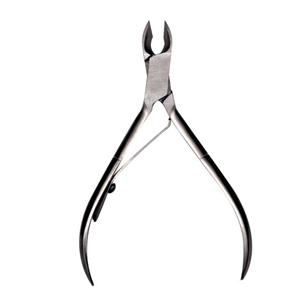 Livingstone Cuticle Clipper, 100mm Long, 5mm Straight Jaw, Smooth Handle, Plier Type, One Arm, 36 grams, Stainless Steel, Each Each
