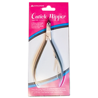 Livingstone Cuticle Nipper, 100mm Long, 5mm Straight Jaw, Plier Type, One Arm, 36 grams, Stainless Steel, in Blister Card, Each Each