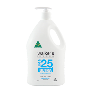 Walker's ULTRA Urea 25 Heel Conditioner, 1L Pump Bottle, Each