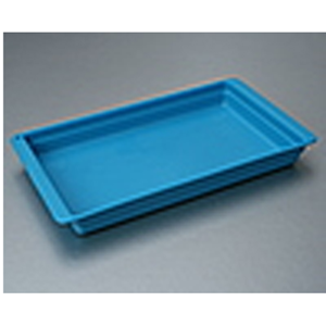 Warwick Instrument Tray, 181 x 134 x 54mm, with 3 Compartments, Blue, Recyclable Polypropylene, Each Each