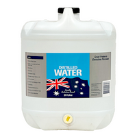 Glendale Distilled Water, 20L, Non-Demineralised, Each 1