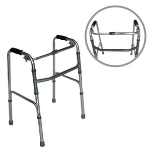 Walking Frame, Adjustable Folding Aluminium, 56cm Width, with Fix Function, Each Each