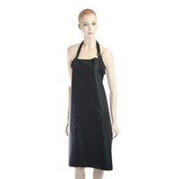 Black Reusable Apron, Colour-Proof, Polyurethane, One Size Each